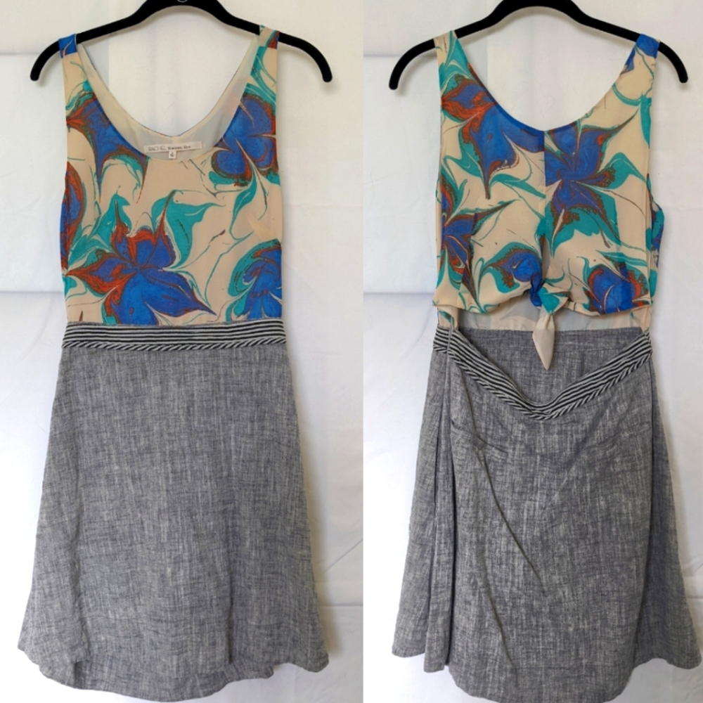 Rachel Roy Linen Skirt Dress Size 6